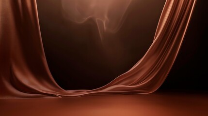 Poster - Steam from hot sand in a dark room