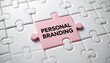 © Jyotishman - jigsaw puzzle concept with personal branding keyword highlighted
