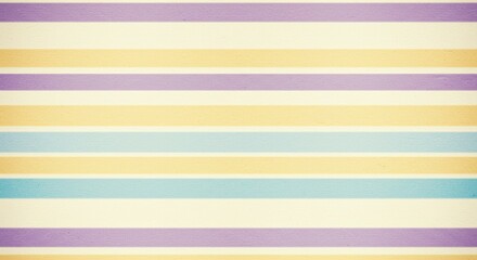 Wall Mural - Pastel Horizontal Stripes: Soft Colors, Textured Background, Abstract Design.