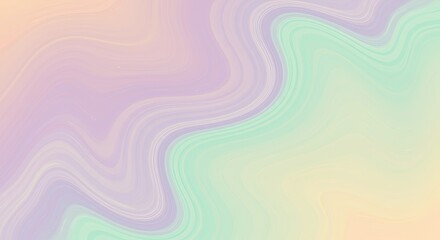 Wall Mural - Pastel Swirls: Abstract Fluid Art with Soft Colors and Smooth Texture