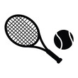 © Tahmina - Tennis racket and ball, equipment for sport game, representing activity, exercise, and recreation in a competitive match
