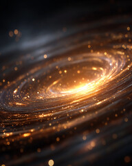 Wall Mural - galactic core of light: a captivating depiction of the cosmos, featuring a mesmerizing spiral galaxy