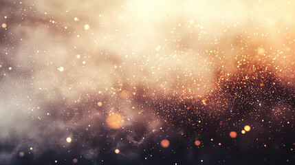 Wall Mural - A white background with particles or elements randomly drifting in space. 