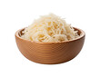 © mashfiqur - Sauerkraut in wooden bowl isolated