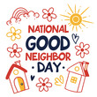 © tanvir - NATIONAL GOOD NEIGHBOR DAY vector illustration