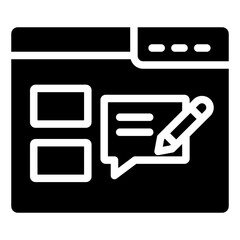 content writing icon