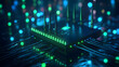© FDX - Advanced networking router with glowing green lights and multiple antennas, symbolizing connectivity and data flow.