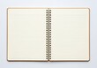 © Beny Qurdy - Blank Lined Spiral Notebook Open to Two Pages, Ready for Writing Notes and Ideas