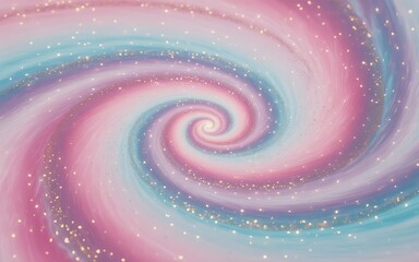 Wall Mural - Pastel spiral background with swirling texture and abstract design for a modern and vibrant look