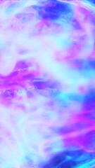 Wall Mural - Abstract swirling mixture of blue and pink glowing light textures creating a dreamy cosmic effect