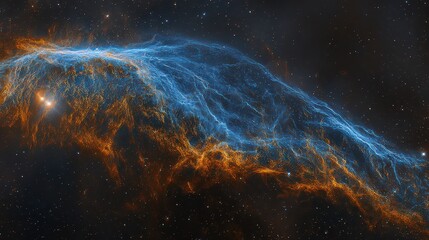 Wall Mural - Colorful Cosmic Nebula In Deep Space
