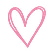 © Icon & Ink - Lovely pink heart shape for romantic designs projects