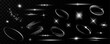 © blagorodez - Light effects.Wind glare, explosions, shine, dust, lines, solar flares, sparks, sequins, stars, curved curls. Glow special effect of light