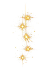 Wall Mural - png a vector glowing gold light effect lights illustration background.