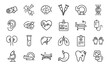 © MDTANVIR - 'Medical Healthcare Outline Icons Set Hospital Equipment, Anatomy, Surgery, First Aid, Doctor Tools, Pharmacy, Emergency, Laboratory, and Patient Care Vector Pack'