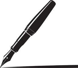 Fountain Pen Vector Illustration for Writing, Calligraphy, and Elegant Scripting