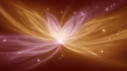 Wall Mural - Surrounded by Love Energy, a Beautiful Swirl of Colors Creates a Peaceful Atmosphere at Dusk