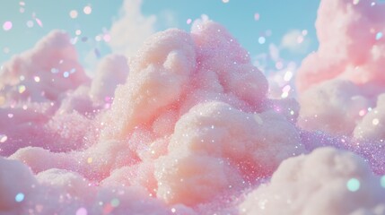 Wall Mural - Pastel Dreamy Cloud Texture
