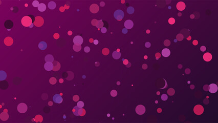 ILLUSTRATION ABSTRACT BACKGROUND PINK PURPLE COLORFUL WITH CIRCLE LOW POLY SHAPES CONECTED DOT PATTERN DESIGN VECTOR TEMPLATE 