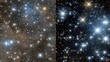 © Almarkha1 - A side-by-side comparison of a star cluster, showcasing different color palettes and contrast levels