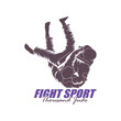 © ESP Studio - Judo Fighter logo design vector. Silhouette Judo Fighter Template Illustration