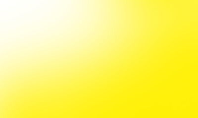 Wall Mural - bright yellow gradient, smooth texture, light effect transparent background