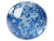 © Taufiq - Sphere of translucent blue bubbles
