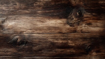 Wall Mural - weathered wooden table surface with ample copy space