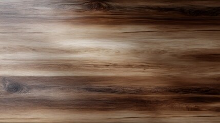 Wall Mural - clean minimalist wooden desk with lighting and sharp focus