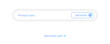 © Quede Stock - AI prompt generation bar. AI user interface element with a glass morph effect. featuring a text input field and a prominent generate button.