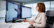 © Andrey Popov - Virtual Online Training Session Helps Woman Learn Digital Management