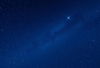 Wall Mural - Deep blue night sky brimming with countless stars,  backdrop, stars