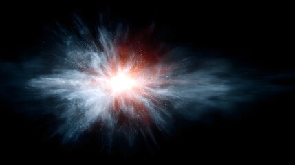 Wall Mural - vibrant energy burst with electric effects
