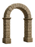Ancient stone arch representing historical architecture.