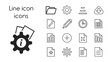 © King - Set of line icons for business, technology, and graphic design applications.