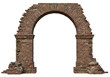 © Eoin - Isolated Old Red Brick Archway Ruins, Historical Architecture and Entrance Structure