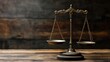 © Serhii - Symbol of Justice: Scales of Balance Against a Contrasting Background Representing Equality and Decision-Making