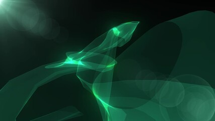 Wall Mural - Abstract gradient wave loop background, gradient led glowing,seamless animation