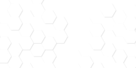 Wall Mural - abstract background with hexagons honeycomb technology texture. hexagonal shape 3d structure light s