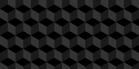 Wall Mural - abstract black and gray style minimal blank cubic. geometric pattern illustration mosaic, square and