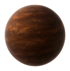 Wall Mural - brown dwarf with a faint glow and gaseous surface