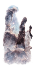 Wall Mural - pillars of gas and dust in a star-forming region