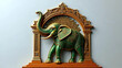 Elephant statue wall decor 