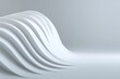 © Akbar Fillah - Abstract white curved layers against a neutral background