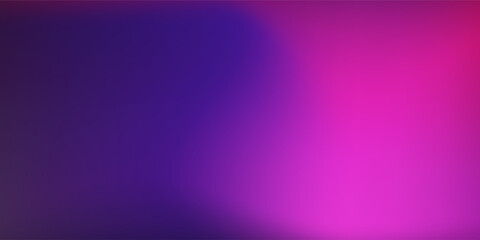 Wall Mural - Dark purple, pink blue, gradient background, blurred neon color flow, grainy texture effect, futuristic art light