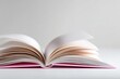 © bismillahlancar - Open pink notebook with blank, white pages