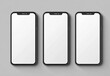 © Sukses - Three black smartphones with blank screens (2)
