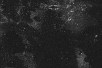 Wall Mural - grunge overlay effect with scratch and dust on black background,retro noisy grain dust texture for f