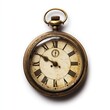 © wuhu - Antique pocket watch, brass, Roman numerals, time, vintage