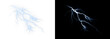 © Ekaterina - Lightning, electric, storm, power, strike blue bolt PNG effect on transparent background. Overlay PNG for thunder, energy, flash, shock, zap, electricity design.